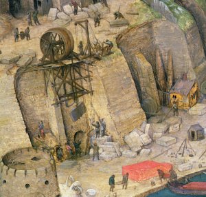 バベルの塔、建設工事の詳細、1563（詳細345）